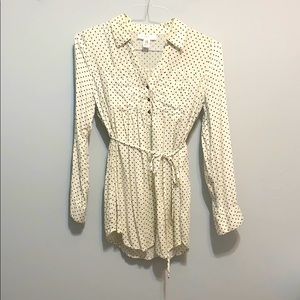 Motherhood Maternity Polka Dot Blouse